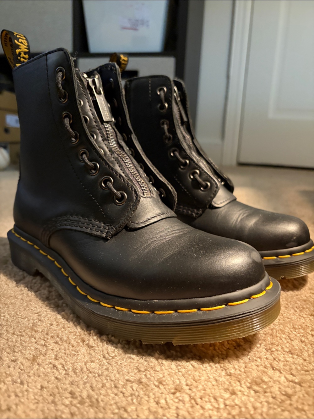 Dr. Martens 1460 Pascal Double Zip Combat Boots